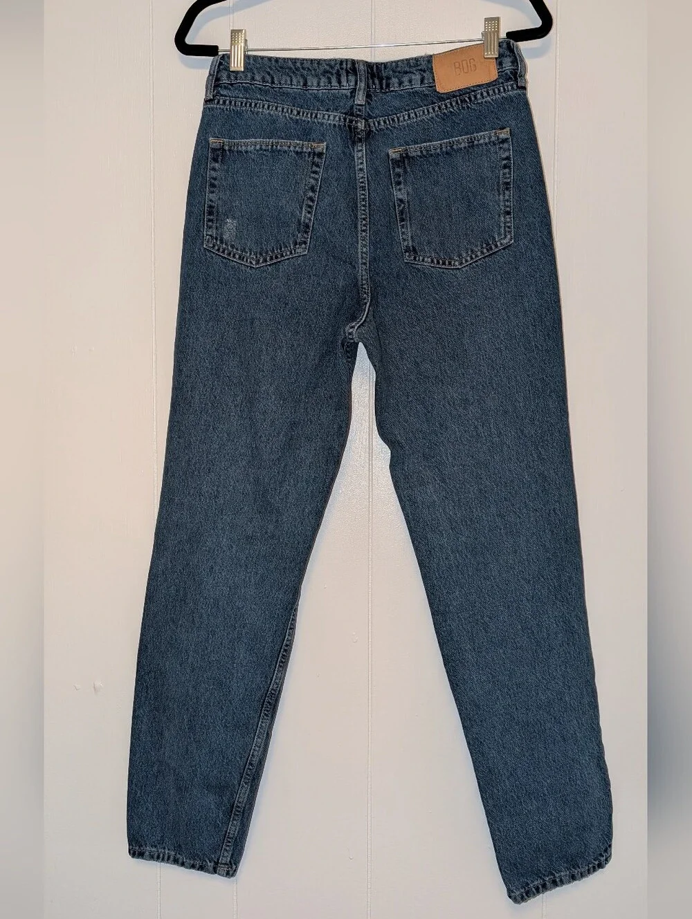 BDG Dark Blue Ripped Mom Jeans